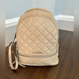 Michael Kors quilted backpack